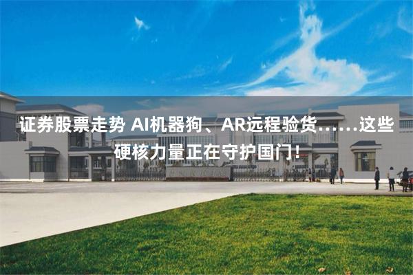 证券股票走势 AI机器狗、AR远程验货……这些硬核力量正在守护国门！