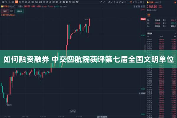 如何融资融券 中交四航院获评第七届全国文明单位