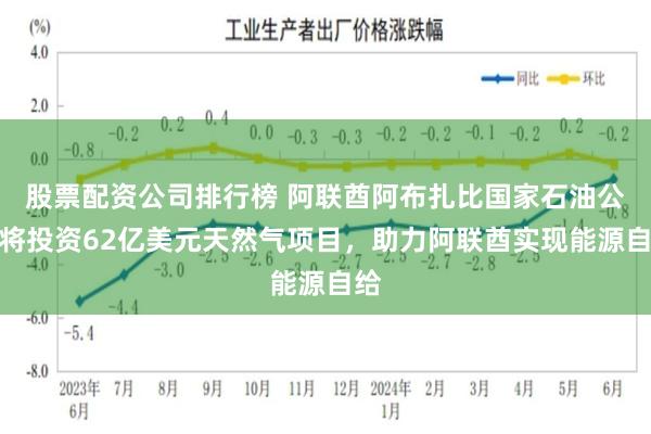 股票配资公司排行榜 阿联酋阿布扎比国家石油公司将投资62亿美元天然气项目,助力阿联酋实现能源自给