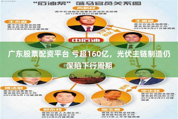 广东股票配资平台 亏超160亿,光伏主链制造仍深陷下行周期