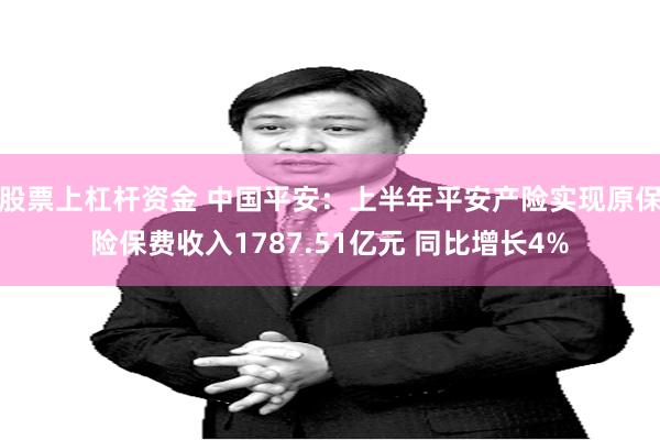 股票上杠杆资金 中国平安：上半年平安产险实现原保险保费收入1787.51亿元 同比增长4%