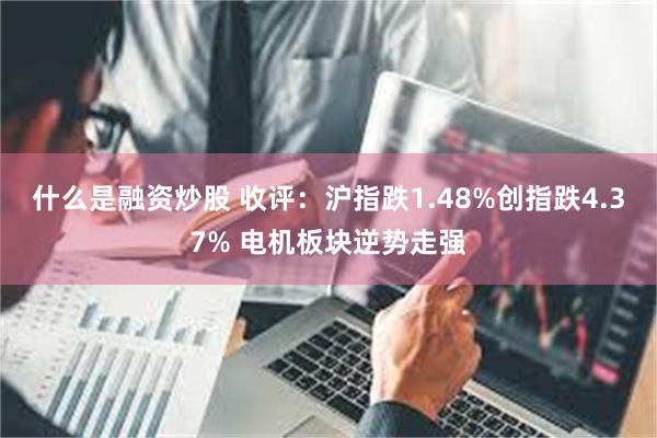 什么是融资炒股 收评：沪指跌1.48%创指跌4.37% 电机板块逆势走强